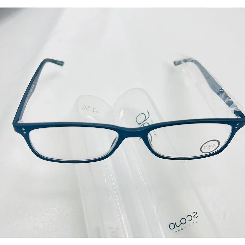 NEW! Scojo New York‎ Gels Manhattan Reading Glasses  Matte Black - +2.50x